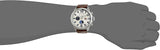 Buy Shop Tommy Hilfiger Jackson Multi-Function Silver Dial Brown Leather Strap Watch for Men - 1791239 USA Online