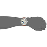 Buy Shop Tommy Hilfiger Jackson Multi-Function Silver Dial Brown Leather Strap Watch for Men - 1791239 USA Online