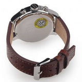 Buy Shop Tommy Hilfiger Jackson Multi-Function Silver Dial Brown Leather Strap Watch for Men - 1791239 USA Online