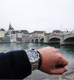 Buy Shop Tommy Hilfiger Jackson Quartz Black Dial Silver Steel Strap Watch for Men - 1791243 USA Online