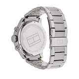 Buy Shop Tommy Hilfiger Jackson Quartz Black Dial Silver Steel Strap Watch for Men - 1791243 USA Online