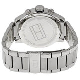Buy Shop Tommy Hilfiger Jackson Quartz Black Dial Silver Steel Strap Watch for Men - 1791243 USA Online