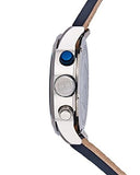 Buy Shop Tommy Hilfiger Jackson Silver Dial Black Leather Strap Watch for Men - 1791240 USA Online
