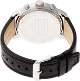 Buy Shop Tommy Hilfiger Jake Chronograph Black Dial Black Leather Strap Watch for Men - 1791232 USA Online