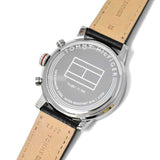 Buy Shop Tommy Hilfiger Jake Chronograph Black Dial Black Leather Strap Watch for Men - 1791232 USA Online