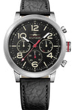 Buy Shop Tommy Hilfiger Jake Chronograph Black Dial Black Leather Strap Watch for Men - 1791232 USA Online