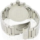 Buy Shop Tommy Hilfiger Jake Chronograph Black Dial Silver Steel Strap Watch for Men - 1791234 USA Online