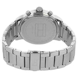 Buy Shop Tommy Hilfiger Jake Chronograph Black Dial Silver Steel Strap Watch for Men - 1791234 USA Online