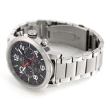 Buy Shop Tommy Hilfiger Jake Chronograph Black Dial Silver Steel Strap Watch for Men - 1791234 USA Online