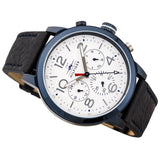 Buy Shop Tommy Hilfiger Jake Multi Function Quartz White Dial Black Leather Strap Watch for Men - 1791235 USA Online