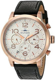 Buy Shop Tommy Hilfiger Jake Multifunction White Dial Black Leather Strap Watch for Men - 1791236 USA Online