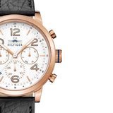 Buy Shop Tommy Hilfiger Jake Multifunction White Dial Black Leather Strap Watch for Men - 1791236 USA Online