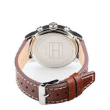 Buy Shop Tommy Hilfiger Jake Multifunction White Dial Brown Leather Strap Watch for Men - 1791230 USA Online