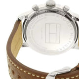 Buy Shop Tommy Hilfiger Jake Multifunction White Dial Brown Leather Strap Watch for Men - 1791230 USA Online