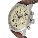 Buy Shop Tommy Hilfiger Jake Multifunction White Dial Brown Leather Strap Watch for Men - 1791230 USA Online