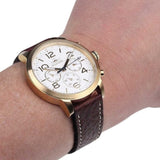 Buy Shop Tommy Hilfiger Jake Quartz White Dial Brown Leather Strap Watch for Men - 1791231 USA Online
