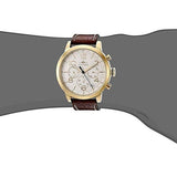 Buy Shop Tommy Hilfiger Jake Quartz White Dial Brown Leather Strap Watch for Men - 1791231 USA Online