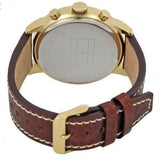 Buy Shop Tommy Hilfiger Jake Quartz White Dial Brown Leather Strap Watch for Men - 1791231 USA Online