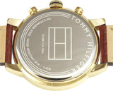 Buy Shop Tommy Hilfiger Jake Quartz White Dial Brown Leather Strap Watch for Men - 1791231 USA Online