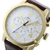 Buy Shop Tommy Hilfiger Jake Quartz White Dial Brown Leather Strap Watch for Men - 1791231 USA Online