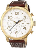 Buy Shop Tommy Hilfiger Jake Quartz White Dial Brown Leather Strap Watch for Men - 1791231 USA Online