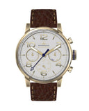 Buy Shop Tommy Hilfiger Jake Quartz White Dial Brown Leather Strap Watch for Men - 1791231 USA Online