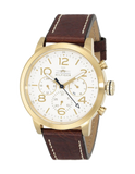 Buy Shop Tommy Hilfiger Jake Quartz White Dial Brown Leather Strap Watch for Men - 1791231 USA Online
