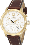 Buy Shop Tommy Hilfiger Jake Quartz White Dial Brown Leather Strap Watch for Men - 1791231 USA Online