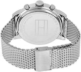 Buy Shop Tommy Hilfiger Jake Quartz White Dial Silver Mesh Bracelet Watch for Men - 1791233 USA Online