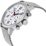 Buy Shop Tommy Hilfiger Jake Quartz White Dial Silver Mesh Bracelet Watch for Men - 1791233 USA Online