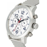 Buy Shop Tommy Hilfiger Jake Quartz White Dial Silver Mesh Bracelet Watch for Men - 1791233 USA Online