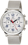 Buy Shop Tommy Hilfiger Jake Quartz White Dial Silver Mesh Bracelet Watch for Men - 1791233 USA Online