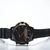 Buy Shop Tommy Hilfiger Jeans Analog Black Dial Black Silicone Strap Watch For Men - 1791763 USA Online