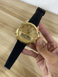 Buy Shop Tommy Hilfiger Jeans Digital Analog Gold Dial Black Rubber Strap Watch For Women - 1791762 USA Online