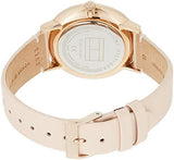 Buy Shop Tommy Hilfiger Jenna Analog Pink Dial Pink Leather Strap Watch for Women - 1782071 USA Online