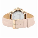 Buy Shop Tommy Hilfiger Jenna Analog Pink Dial Pink Leather Strap Watch for Women - 1782071 USA Online