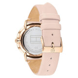 Buy Shop Tommy Hilfiger Jenna Analog Pink Dial Pink Leather Strap Watch for Women - 1782071 USA Online