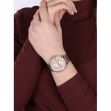 Buy Shop Tommy Hilfiger Jenna Quartz Rose Gold Dial Rose Gold Mesh Bracelet Watch For Women - 1781944 USA Online