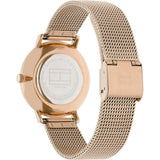 Buy Shop Tommy Hilfiger Jenna Quartz Rose Gold Dial Rose Gold Mesh Bracelet Watch For Women - 1781944 USA Online