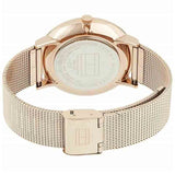 Buy Shop Tommy Hilfiger Jenna Quartz Rose Gold Dial Rose Gold Mesh Bracelet Watch For Women - 1781944 USA Online