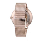 Buy Shop Tommy Hilfiger Jenna Quartz Rose Gold Dial Rose Gold Mesh Bracelet Watch For Women - 1781944 USA Online