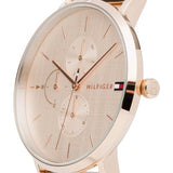 Buy Shop Tommy Hilfiger Jenna Quartz Rose Gold Dial Rose Gold Mesh Bracelet Watch For Women - 1781944 USA Online