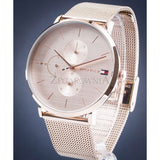 Buy Shop Tommy Hilfiger Jenna Quartz Rose Gold Dial Rose Gold Mesh Bracelet Watch For Women - 1781944 USA Online