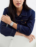 Buy Shop Tommy Hilfiger Jenna Quartz Silver Dial Silver Mesh Bracelet Watch For Women - 1781942 USA Online
