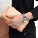 Buy Shop Tommy Hilfiger Jenna Quartz Silver Dial Silver Mesh Bracelet Watch For Women - 1781942 USA Online