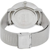 Buy Shop Tommy Hilfiger Jenna Quartz Silver Dial Silver Mesh Bracelet Watch For Women - 1781942 USA Online