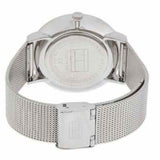 Buy Shop Tommy Hilfiger Jenna Quartz Silver Dial Silver Mesh Bracelet Watch For Women - 1781942 USA Online