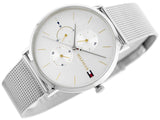 Buy Shop Tommy Hilfiger Jenna Quartz Silver Dial Silver Mesh Bracelet Watch For Women - 1781942 USA Online