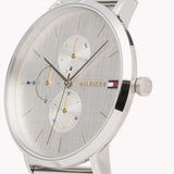 Buy Shop Tommy Hilfiger Jenna Quartz Silver Dial Silver Mesh Bracelet Watch For Women - 1781942 USA Online