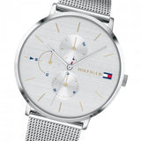 Buy Shop Tommy Hilfiger Jenna Quartz Silver Dial Silver Mesh Bracelet Watch For Women - 1781942 USA Online